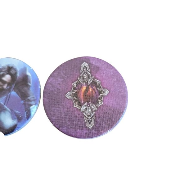 Heroes Game Players Cardboard Replacement Pieces Double Sided Role Play - Picture 4 of 4